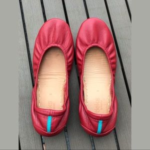 Cardinal Red Tieks Size 8